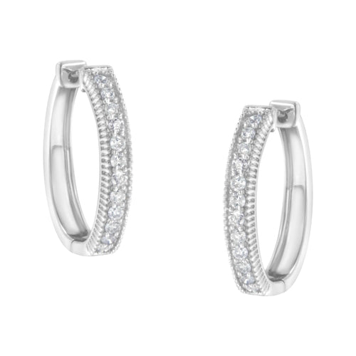 10KT White Gold Diamond Hoop Earring (1.00 cttw, H-I Color, I1-I2 bingut-4b.myshopify.com product_type