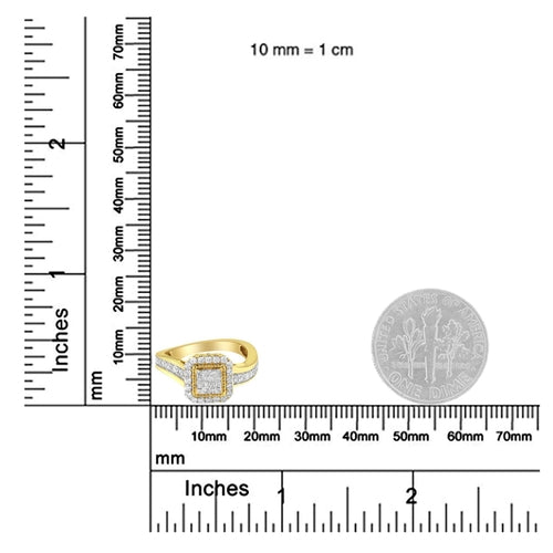 10KT Yellow Gold Diamond Cocktail Ring (5/8 cttw, H-I Color, SI2-I1 bingut-4b.myshopify.com product_type