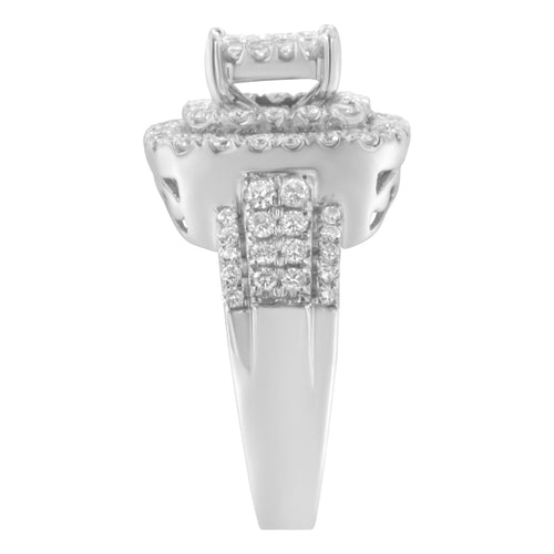 14KT White Gold Diamond Cocktail Ring (1 1/2 cttw, H-I Color, SI2-I1 bingut-4b.myshopify.com product_type
