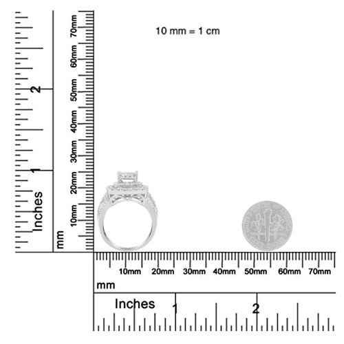 14KT White Gold Diamond Cocktail Ring (1 1/2 cttw, H-I Color, SI2-I1 bingut-4b.myshopify.com product_type