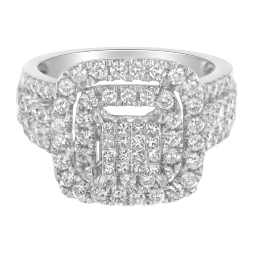 14KT White Gold Diamond Cocktail Ring (1 1/2 cttw, H-I Color, SI2-I1 bingut-4b.myshopify.com product_type