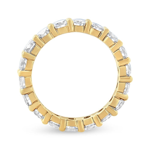 14K Yellow Gold 3.00 Cttw Shared Prong Set Round Cut Diamond Eternity bingut-4b.myshopify.com product_type