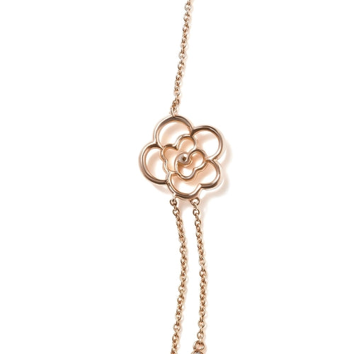 18K Rose Gold 1/2 Cttw Diamond and Freshwater Pearl Double Strand bingut-4b.myshopify.com product_type