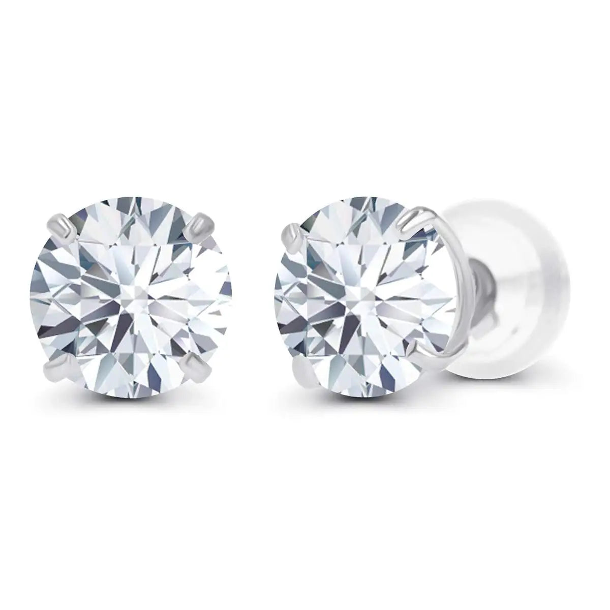 2.00 CTW AGI Certified Lab-Grown Diamond Stud Earrings | G/VS | USA Handcrafted Fine Jewelry bingut-4b.myshopify.com Earrings