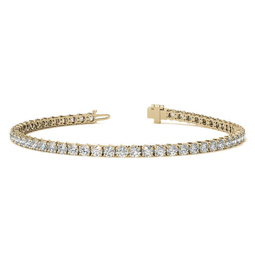 4.00 CTW AGI Certified Lab-Grown Diamond (G/VS) Tennis Bracelet in bingut-4b.myshopify.com product_type