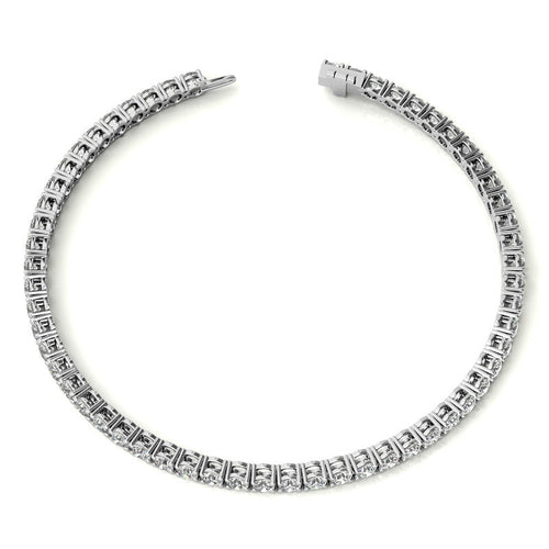 4.00 CTW AGI Certified Lab-Grown Diamond (G/VS) Tennis Bracelet in bingut-4b.myshopify.com product_type
