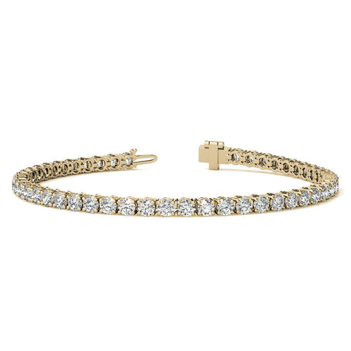 8.5 CTW Lab Grown Diamond Tennis Bracelet in 14kt White/Yellow Gold bingut-4b.myshopify.com product_type