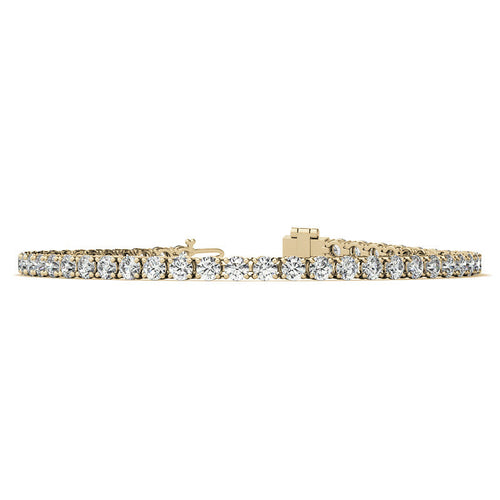 8.5 CTW Lab Grown Diamond Tennis Bracelet in 14kt White/Yellow Gold bingut-4b.myshopify.com product_type