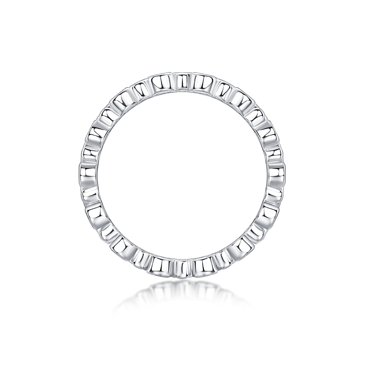 Multi-Row Moissanite S925 Silver Luxury Statement Ring | Vloy
