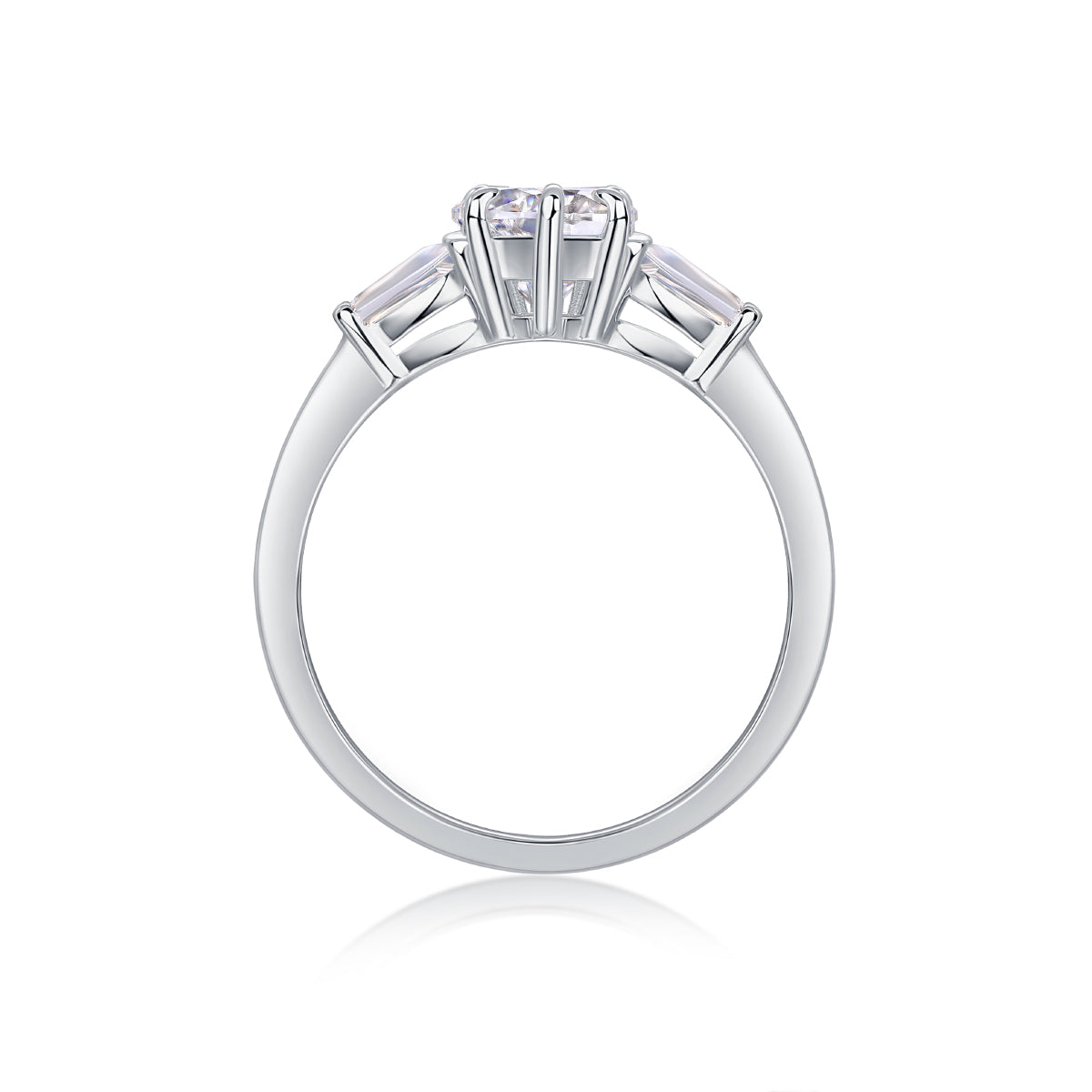 Heart-Cut Moissanite S925 Silver Luxury Ring | Vloy