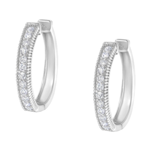 10KT White Gold Diamond Hoop Earring (1.00 cttw, H-I Color, I1-I2 bingut-4b.myshopify.com product_type