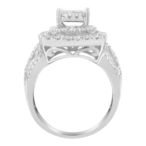 14KT White Gold Diamond Cocktail Ring (1 1/2 cttw, H-I Color, SI2-I1 bingut-4b.myshopify.com product_type