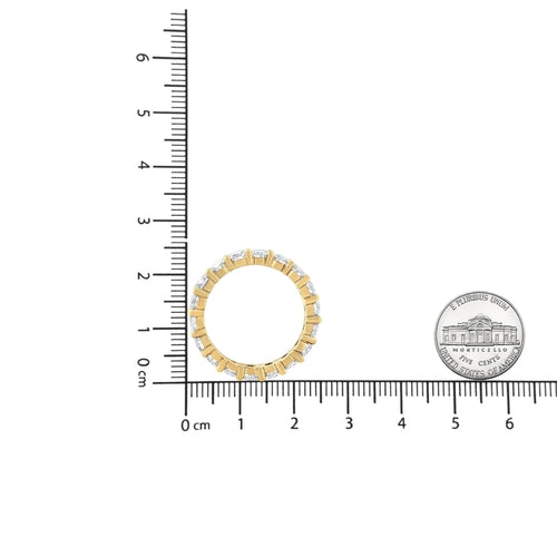 14K Yellow Gold 3.00 Cttw Shared Prong Set Round Cut Diamond Eternity bingut-4b.myshopify.com product_type