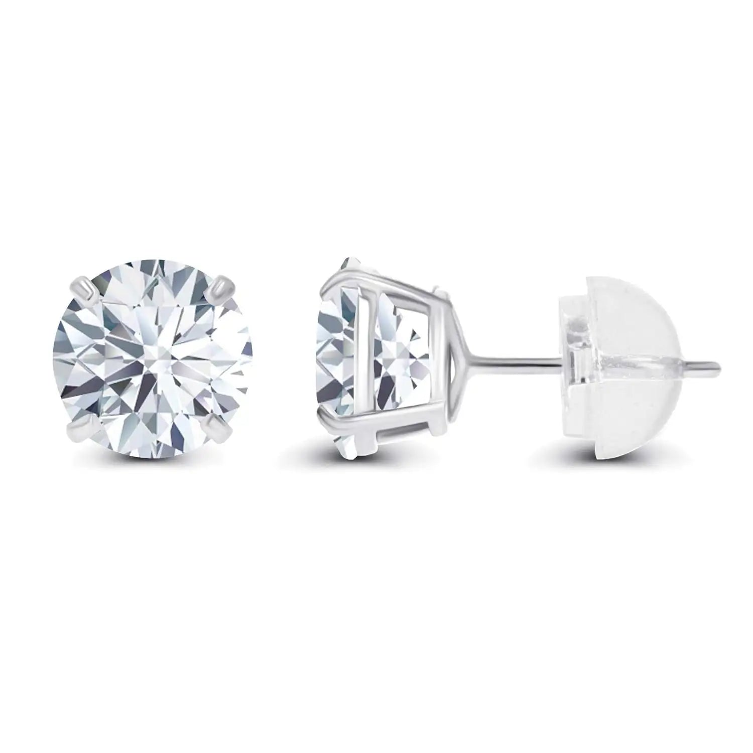 2.00 CTW AGI Certified Lab-Grown Diamond Stud Earrings  | G/VS | USA Handcrafted Fine Jewelry bingut-4b.myshopify.com Earrings