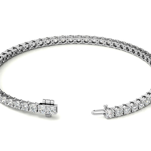 4.00 CTW AGI Certified Lab-Grown Diamond (G/VS) Tennis Bracelet in bingut-4b.myshopify.com product_type
