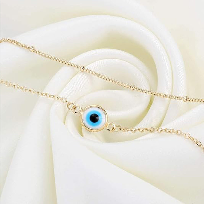 Dainty 14K Gold-Plated Adjustable Layered Chain Bracelet | Vloy